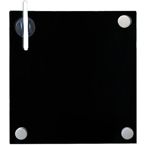 Kotonadesign Lavagna magnetica rotonda, 40 cm, nera