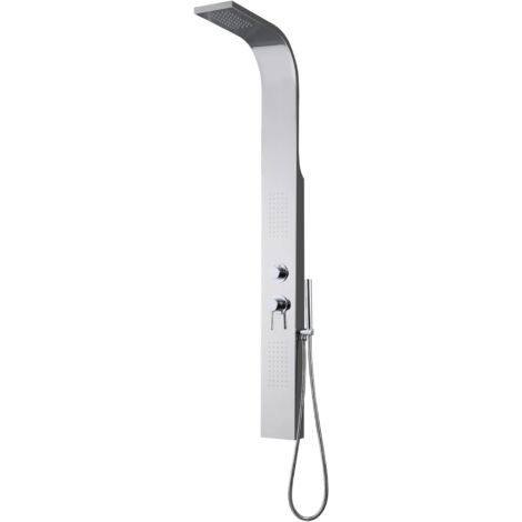 Pannello Doccia Queen In Acciaio Inox Specchiato