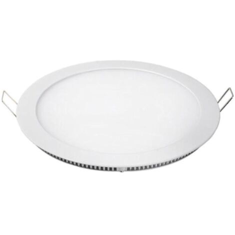 Pannello faretto ad incasso rotondo a led 12W luce bianco freddo 6500k per cartongesso risparmio enrgetico