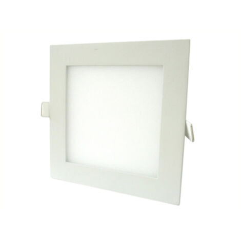 Pannello Faretto Led Da Incasso 12W Bianco Caldo 220V Quadrato Interno Esterno