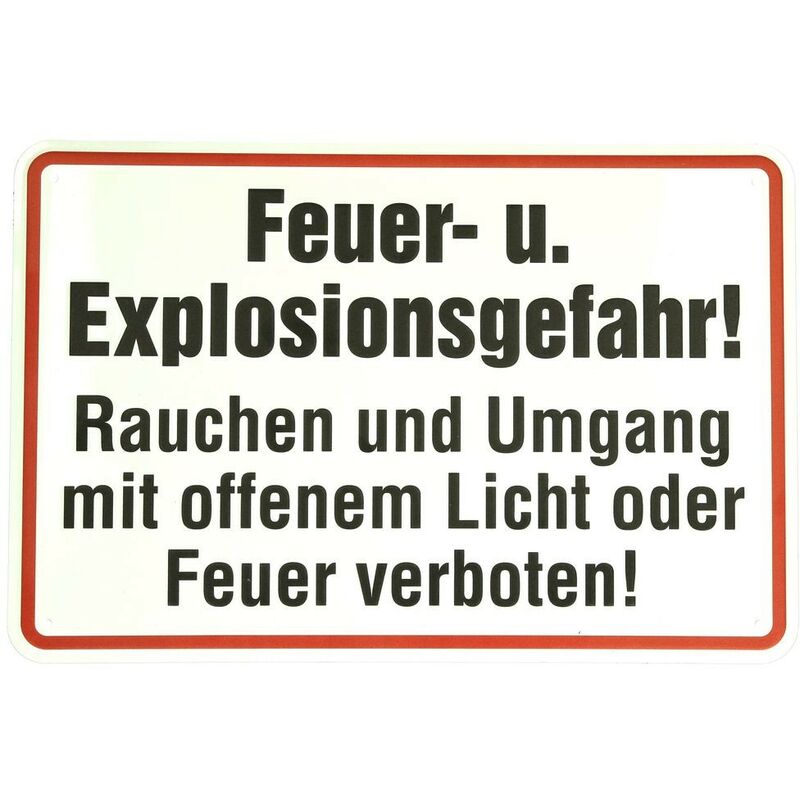 Le Sanitaire - Pannello Feuer-u. Esplosionsgefahr'...