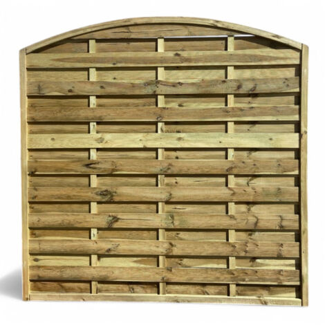 Pannello frangivento ad arco in pino impregnato 180xH180 cm