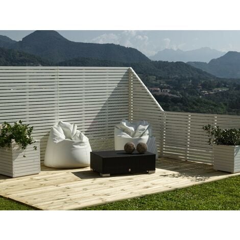 LOSA LEGNAMI Pannello Frangivista DELUX Pino Laccato Colore Bianco cm. 180X87H
