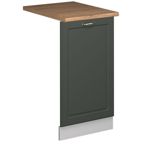 Pannello frontale della lavastoviglie Fame-Line, Verde-oro rustico, 45 cm , PL Rovere, Vicco