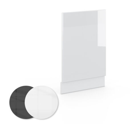 Pannello frontale Fame-Line, Bianco lucido, 45 cm senza piano di lavoro, Vicco