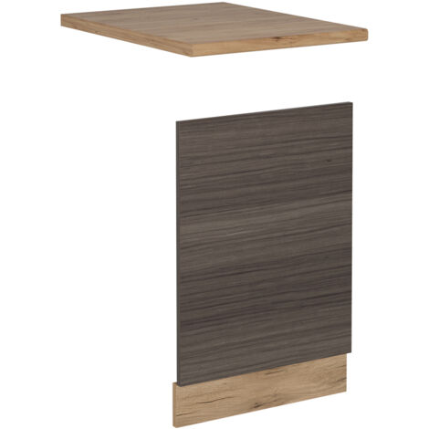 Pannello frontale per lavastoviglie R-Line, Grigio nobile, 45 cm , PL Rovere, Vicco