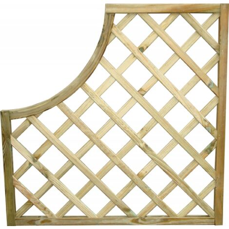 PANNELLO GRIGL. LEGNO IMPREGN. SAGOMATO PICCOLO 90X90HCM PAPILLON