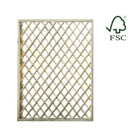 Pannello Grigliato Giardino Lasa In Legno Impregnato 120Xh180 Cm 1 Pz