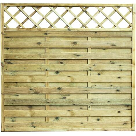 FRASCHETTI Pannello quadrato 180x180 cm in legno di pino impregnato Barriera frangivento Quadro Lasa