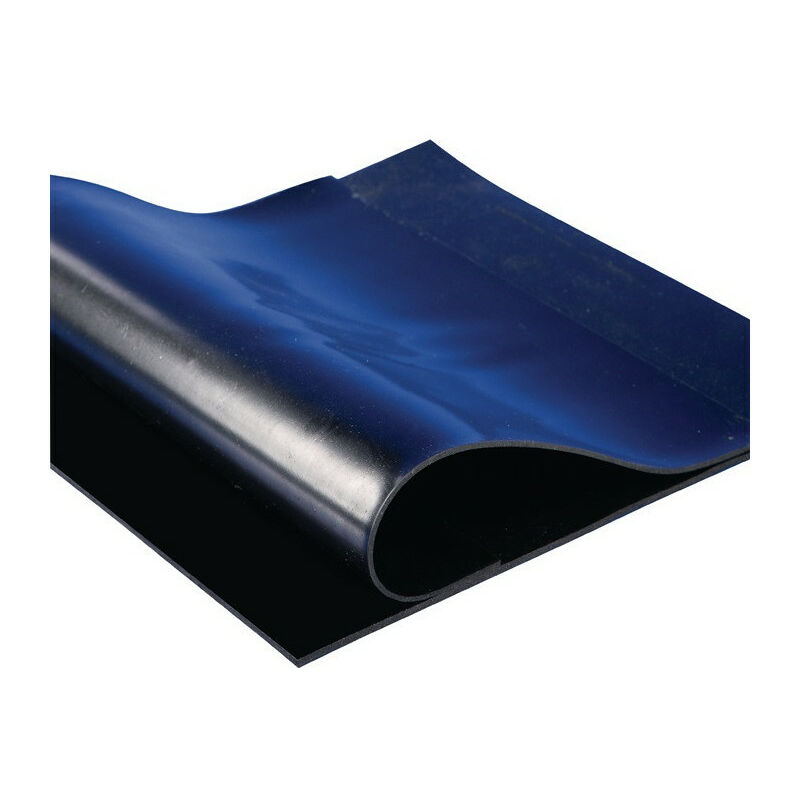 Image of Pannello in gomma B.1.20m L.10m spessore 5mm nero NR/SBR con inserto in tessuto arrotolato.MÖLLER (Per 12)