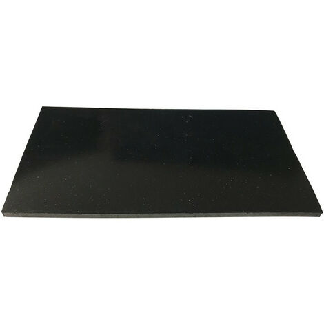Pannello in gomma B.1.4m L.10m spessore 3mm EPDM/SBR nero senza inserto in tessuto ITES (Par 14)