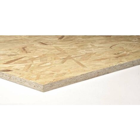 pannello in legno di pioppo osb3 kimono, 1250x620x9 mm