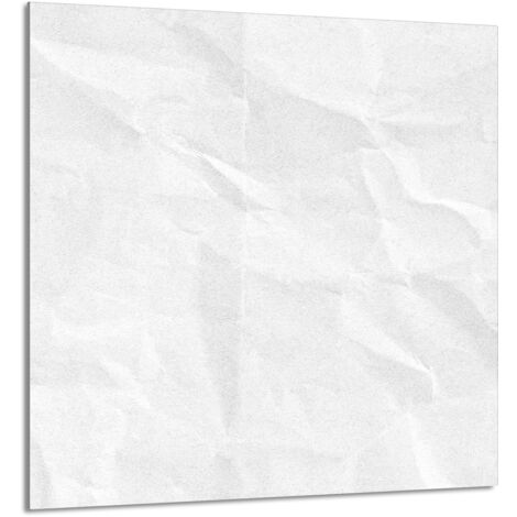 PANNELLO IN VETRO PER CUCINA 60x65 Bianco