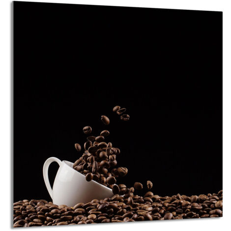 PANNELLO IN VETRO PER CUCINA 60x65 Caffè