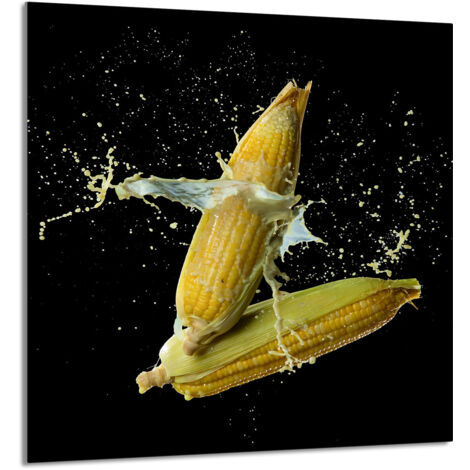 PANNELLO IN VETRO PER CUCINA 60x65 Corn
