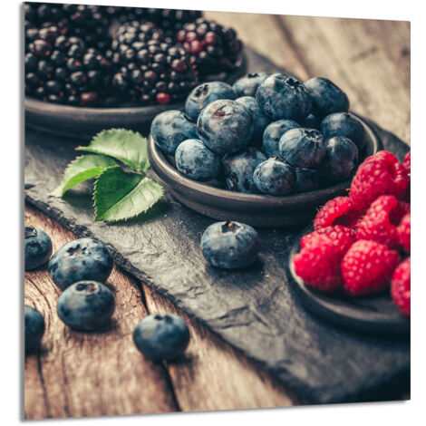 PANNELLO IN VETRO PER CUCINA 60x65 Fruit