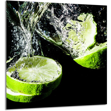 PANNELLO IN VETRO PER CUCINA 60x65 Lime