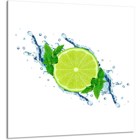 PANNELLO IN VETRO PER CUCINA 60x65 Lime