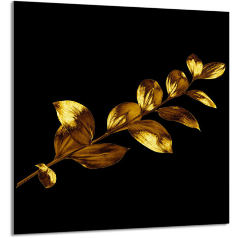 PANNELLO IN VETRO PER CUCINA 60x65 Oro