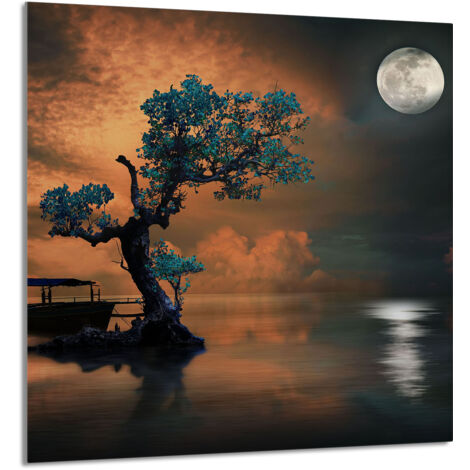 PANNELLO IN VETRO PER CUCINA 60x65 Tree