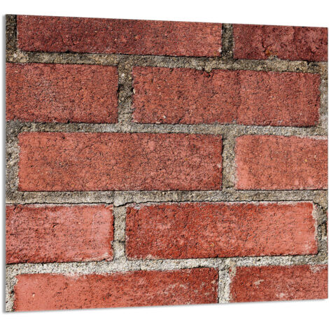 PANNELLO IN VETRO PER CUCINA 65x60 Brick