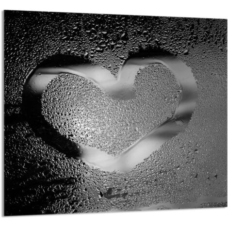 PANNELLO IN VETRO PER CUCINA 65x60 Cuore