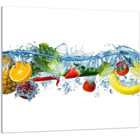 PANNELLO IN VETRO PER CUCINA 65x60 Fruit