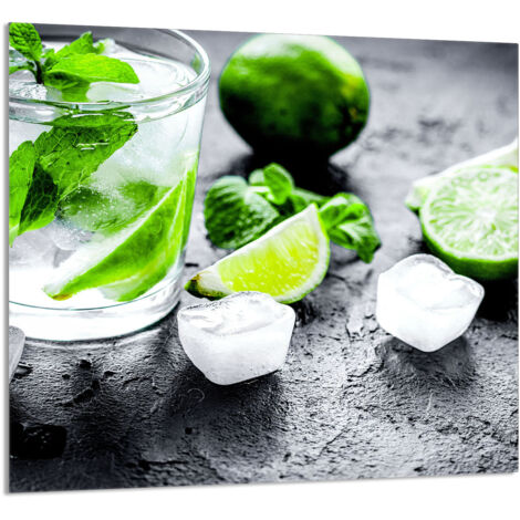 PANNELLO IN VETRO PER CUCINA 65x60 Lime