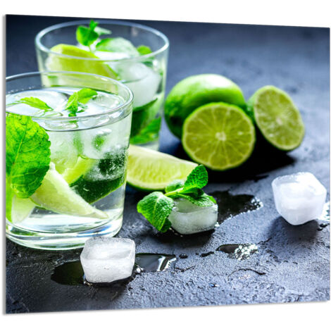 PANNELLO IN VETRO PER CUCINA 65x60 Lime