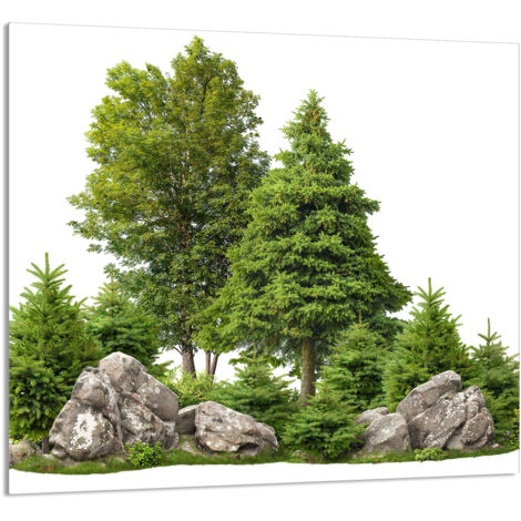 PANNELLO IN VETRO PER CUCINA 65x60 Trees
