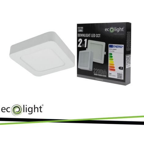 PANNELLO INCASSO 24W QUADRATO  CCT 2IN1 (INCASSO E SUPERF.)