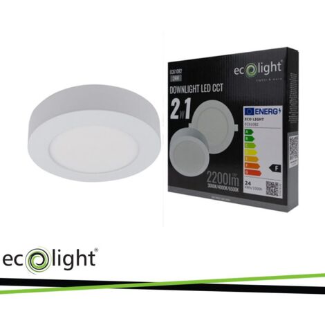 PANNELLO INCASSO 24W ROTONDO CCT 2IN1 (INCASSO E SUPERF.)