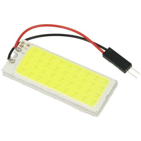 Pannello Lampada Led COB 36 Chip 12V 7,2W 52X22mm Siluro T11 Regolabile T10 W5W BA9S T4W