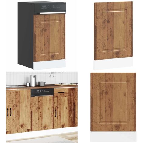 Pannello Lavastoviglie Kalmar Legno Antico 45x1,5x67 cm - Pannello lavastoviglie - Truciolato