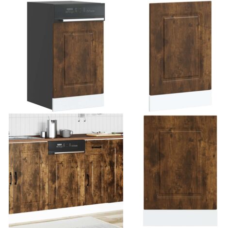 Pannello Lavastoviglie Kalmar Rovere Fumo 45x1,5x67 cm - Pannello lavastoviglie - Armadio da cucina