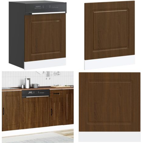Pannello Lavastoviglie Kalmar Rovere Marrone 60x1,5x67 cm - Pannello lavastoviglie - Armadio da cucina