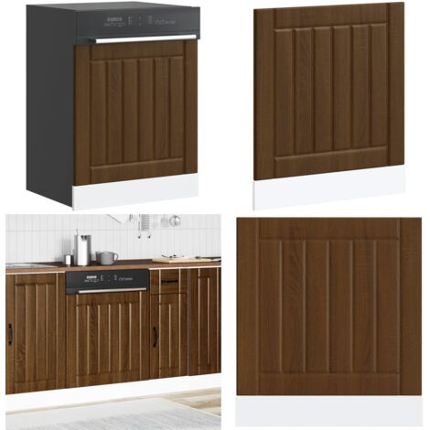 Pannello Lavastoviglie Lucca Rovere Marrone Legno Multistrato - Pannello lavastoviglie - Truciolato