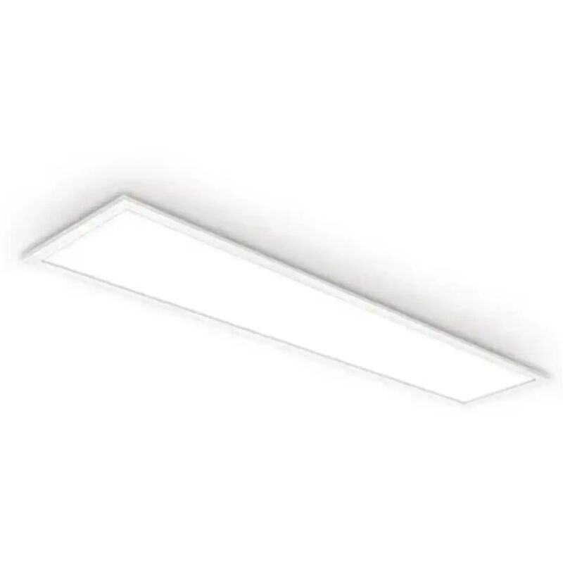 Image of Pannello lumiso led da incasso bianco naturale 120x30 cm 48 watt