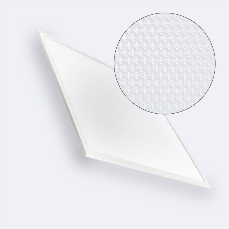 Image of Pannello LED 60x60 cm 40W 4000lm Microprismatico (UGR17) con Scatola di Connessione Rapida e Cavo di Sicurezza Bianco Caldo No Flicker Individuale