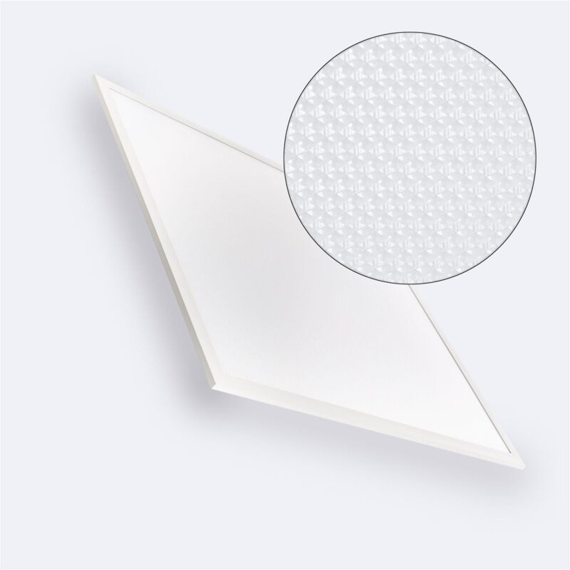 Image of Pannello LED 60x60 cm 40W 4000lm Microprismatico (UGR17) con Scatola di Connessione Rapida e Cavo di Sicurezza Bianco Naturale No Flicker Individuale