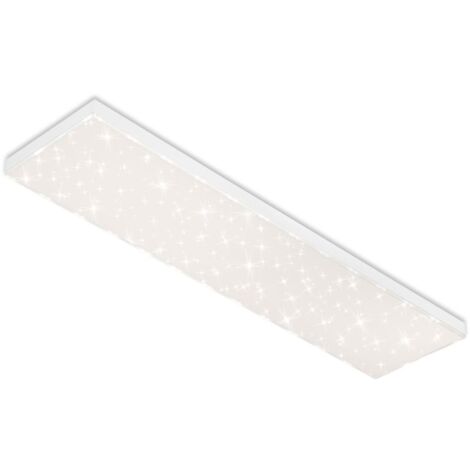 Pannello LED CCT dimmerabile cielo stellato senza cornice bianco 24W metallo Briloner