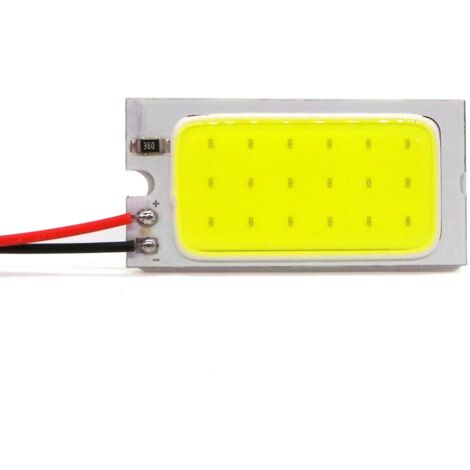 Pannello LED COB 2szt 40mmx20mm 12V T10, SV8.5, T4W 350lm