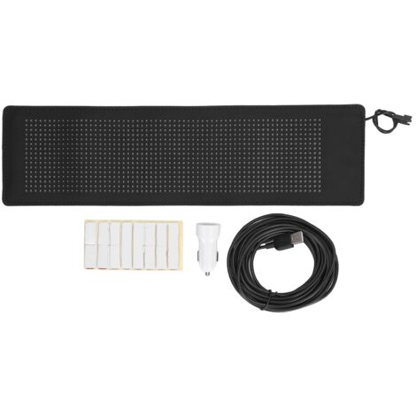 Pannello LED flessibile USB 5V - Controllo Bluetooth, testo/animazione programmabile, per pubblicità e vendita al dettaglio