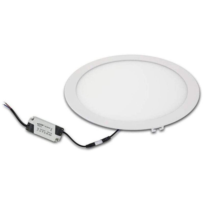 Image of Pannello led incasso tondo slim 18 watt plafoniera luce naturale 4000k faretto illuminazione di interni driver incluso