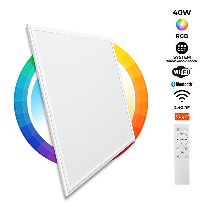 LED-Panel wlan Smart rgb / rgbw + cct - 60x60 cm