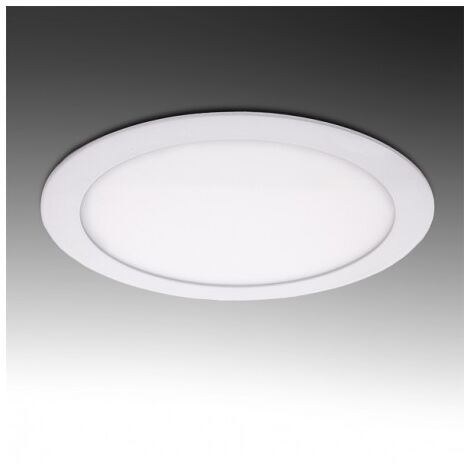 Pannello led rotondo slim 18w ip20 incasso faro faretto bianco Downlight  fredda bianca 6500k