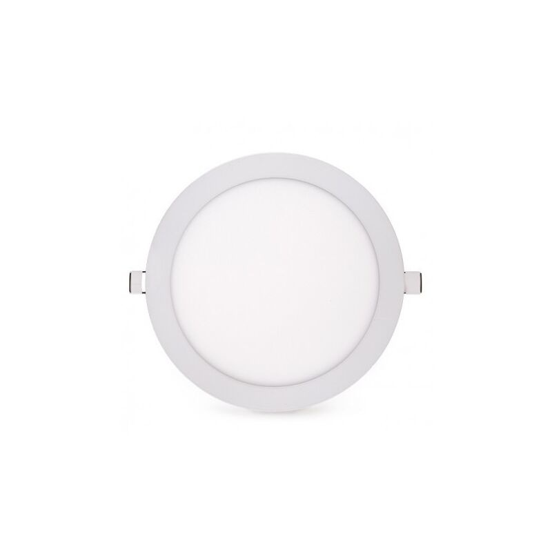 Image of Pannello led rotondo slim 24w incasso faro bianco luce fredda naturale calda calda 3000k