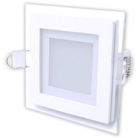 Pannello Led Slim Incasso Bordo In Vetro 9 W Cct Tre Colorazione Luce P-94e-q3c