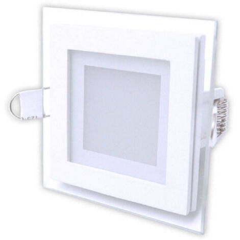 Pannello Led Slim Incasso Bordo In Vetro 9 W Cct Tre Colorazione Luce P-94e-q3c
