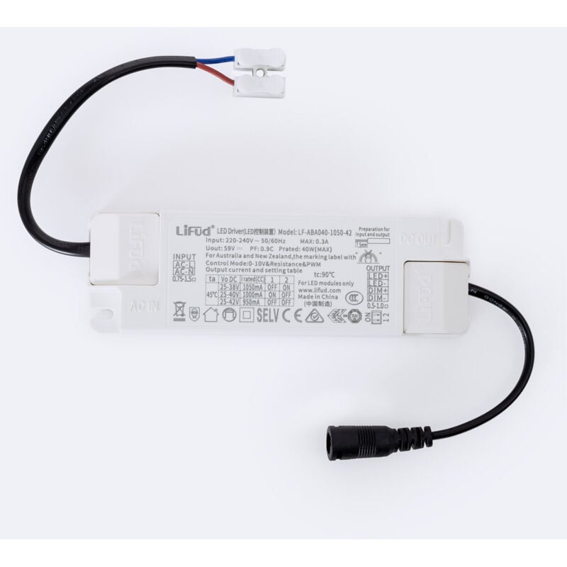 Pannello LED120x30cm 40W 4000lm Regolabile 3000K Regolabile 0-10V Individuale Bianco Caldo